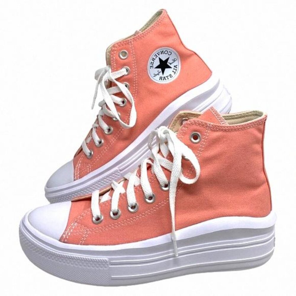 Converse Chuck Taylor Move Platform Flamingo Canvas A03544C Casual Shoes Women's
